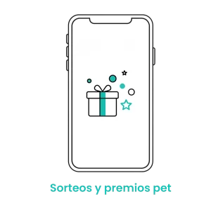 Icono de caja de regalo con estrellas, simbolizando sorteos y premios para la comunidad de clientes de la app. · 6